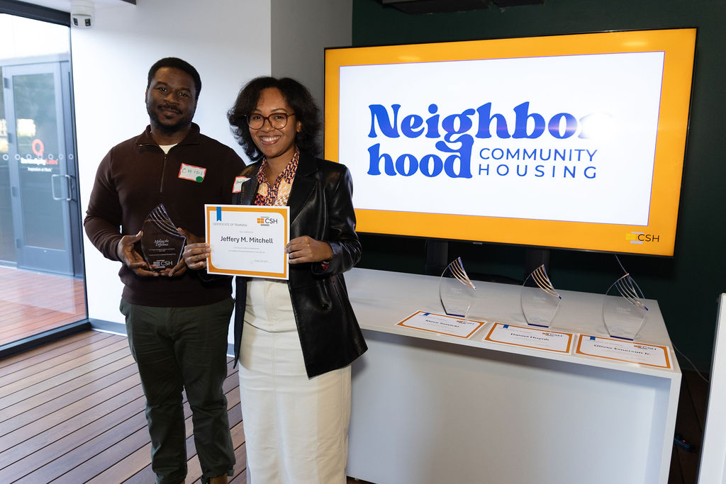 Neighborhood Community Housing receiving recognition from CSH
